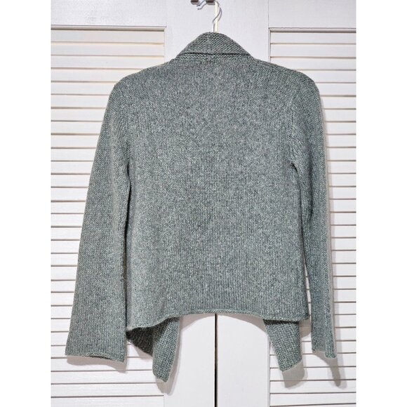 Eileen Fisher Women's Moss Green Wool/Mohair Blend Cardigan Sweater Sz SP 2209 - Picture 9 of 11